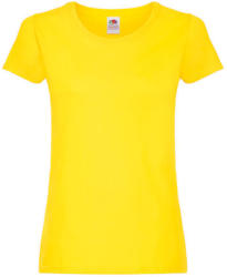 Fruit of the Loom Női póló Rövid ujjú Fruit of the Loom Original T Lady-Fit - XL, Sárga