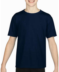 Gildan Gyerek póló Rövid ujjú Gildan Gildan Performance Youth T-Shirt - XS (104/110), Sötétkék (navy)