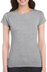 Gildan Női póló Csapott ujjú Gildan Softstyle Ladies' T-Shirt - M, Sportszürke