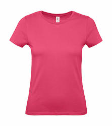 B and C Női rövid ujjú póló B&C #E150 /women T-Shirt -M, Fuchsia