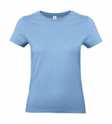 B and C Női rövid ujjú póló B&C #E190 /women T-Shirt -XS, Ég kék