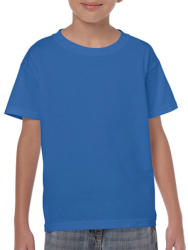 Gildan Gyerek póló Rövid ujjú Gildan Heavy Cotton Youth T-Shirt - S (164), Királykék