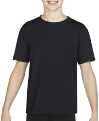 Gildan Gyerek póló Rövid ujjú Gildan Gildan Performance Youth T-Shirt - XL (176), Fekete