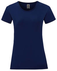 Fruit of the Loom Női rövid ujjú póló Fruit of the Loom Ladies' Iconic 150 T -M, Sötétkék (navy)