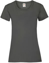 Fruit of the Loom Női póló Csapott ujjú Fruit of the Loom Valueweight T Lady-Fit - S (10), Világos grafitszürke