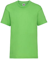 Fruit of the Loom Gyerek póló Rövid ujjú Fruit of the Loom Valueweight T Kids - 104 (3-4), Lime zöld