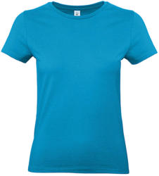 B and C Női rövid ujjú póló B&C #E190 /women T-Shirt -XS, Atoll kék