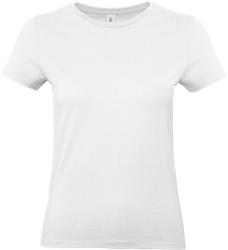 B and C Női rövid ujjú póló B&C #E190 /women T-Shirt -XL, Fehér