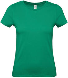 B and C Női rövid ujjú póló B&C #E150 /women T-Shirt -XS, Kelly zöld