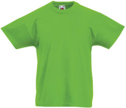 Fruit of the Loom Gyerek póló Rövid ujjú Fruit of the Loom Original T Kids - 128 (7-8), Lime zöld