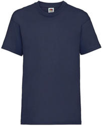 Fruit of the Loom Gyerek póló Rövid ujjú Fruit of the Loom Valueweight T Kids - 140 (9-11), Sötétkék (navy)