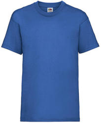 Fruit of the Loom Gyerek póló Rövid ujjú Fruit of the Loom Valueweight T Kids - 152 (12-13), Királykék