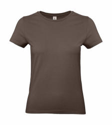 B and C Női rövid ujjú póló B&C #E190 /women T-Shirt -2XL, Barna