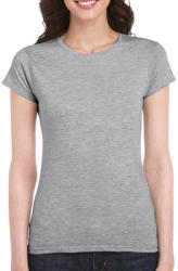 Gildan Női póló Csapott ujjú Gildan Softstyle Ladies' T-Shirt - S, Sportszürke