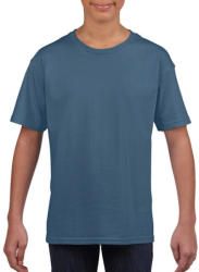 Gildan Gyerek póló Rövid ujjú Gildan Softstyle Youth T-Shirt - XS (104/110), Indigókék