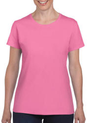 Gildan Női póló Rövid ujjú Gildan Ladies' Heavy Cotton? T-Shirt - XL, Azálea (világos rózsaszín)