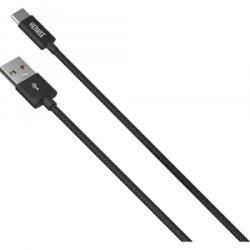 YENKEE USB A 2.0 / USB C szinkronizáló és töltőkábel 1m fekete (YCU 301 BK)