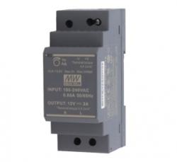 Mean Well DIN sínre szerelhető kapcsolóüzemű tápegység 12vDC 0-2 A 30W szürke (HDR-30-12)