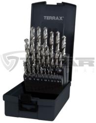 Terrax A214214RO Csigafúró készlet 19 részes HSS-G 1, 0-10, 0mm (0, 5mm) (A214214RO)