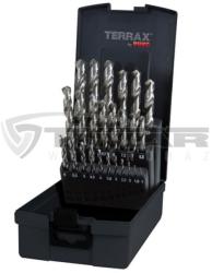 Terrax A214215RO Csigafúró készlet 25 részes, HSS-G 1, 0-13, 0mm (0, 5mm) (A214215RO)