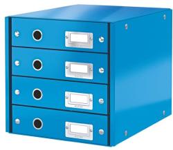 LEITZ Irattároló, laminált karton, 4 fiókos, LEITZ Click&Store , kék (E60490036)