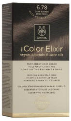 APIVITA My Color Elixir Vopsea de păr nr. 6.78 Perlă de nisip blond închis