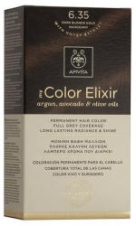 APIVITA My Color Elixir Vopsea de păr nr. 6.35 Blond Inchis Auriu Mahon