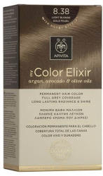 APIVITA My Color Elixir Vopsea de păr nr. 8.38 Blonda Lumina Pearl de aur