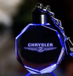 Chrysler kulcstartó lézergravírozott váltakozó Led fénnyel (chrysler)