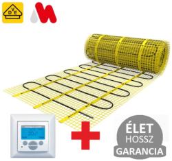  MAGNUM Mat elektromos fűtőszőnyeg 1 m2 = 150 W elektromos padlófűtés + Digitális fali termosztát szettben (240201)