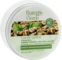 Bottega Verde - Crio-gel anticelulitic cu extract de cafea verde si mix de uleiuri esentiale - Caffè Verde, 200 ML