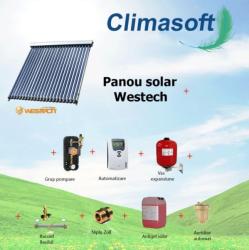 Westech Pachet Westech WT-B58 panou solar cu 20 tuburi vidate fara boiler solar inclus (PAC.WT20-FB)