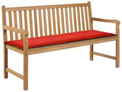 vidaXL Pernă de bancă de grădină, roșu, 150x50x3 cm, textil oxford (43211)