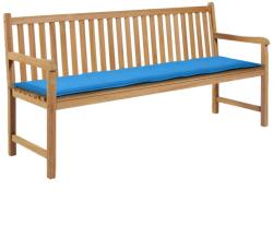 vidaXL Pernă de bancă de grădină, albastru, 180x50x3 cm, textil oxford (43204)