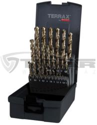Terrax A215215RO Csigafúró készlet 25 részes, HSSE-Co5 1, 0-13, 0mm (0, 5mm) (A215215RO)