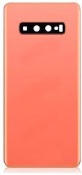 tel-szalk-012159 Samsung Galaxy S10 Plus narancs színű akkufedél, hátlap, hátlapi kamera lencse (tel-szalk-012159)