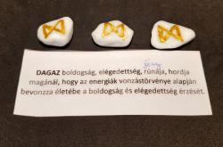 DAGAZ-Rúna talizmán-görög márvány