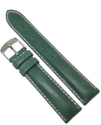  Curea Ceas Mateo Ferrari, Piele Naturală Dublu Strat, Maro Închis, 14-20 mm (WZ3832)