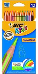 BIC Creioane colorate 12 culori/set BIC Tropicolors (BC832566)