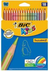 BIC Creioane colorate 18 culori/set BIC Tropicolors (BC832567)