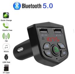  Kebidu Bluetooth FM трансмитер и ВОЛТМЕТЪР, 2 USB зарядни за GSM Bluetooth Car Kit 830E