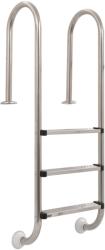 vidaXL 3 fokos rozsdamentes acél 120 cm (91759)