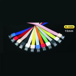 Kejea Lanyard textil, 15mm latime, clip retractabil, KEJEA - albastru (KJ-K-1531-BL) - viamond