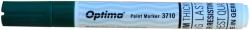 Optima Marker cu vopsea Optima Paint 3710, varf rotund 4.5mm, grosime scriere 2-3mm - verde (OP-37102310)
