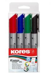 Kores Set markere pentru flipchart 4 culori/set, KORES (KO21344)