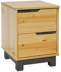 Komforttéka Lexa éjjeliszekrény 2 fiókos Wenge - fenyobutor24