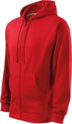 MALFINI Hanorac barbati Trendy Zipper, rosu (41007)