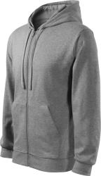 MALFINI Hanorac barbati Trendy Zipper, gri inchis (41012)