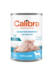 Calibra Dog Puppy & Junior Chichken with Brown Rice & Salmon Oil 400h