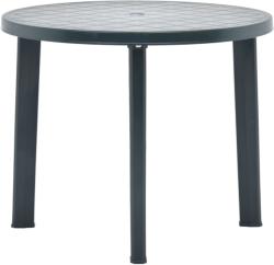 vidaXL Masă de grădină, verde, 89 cm, plastic (48806)